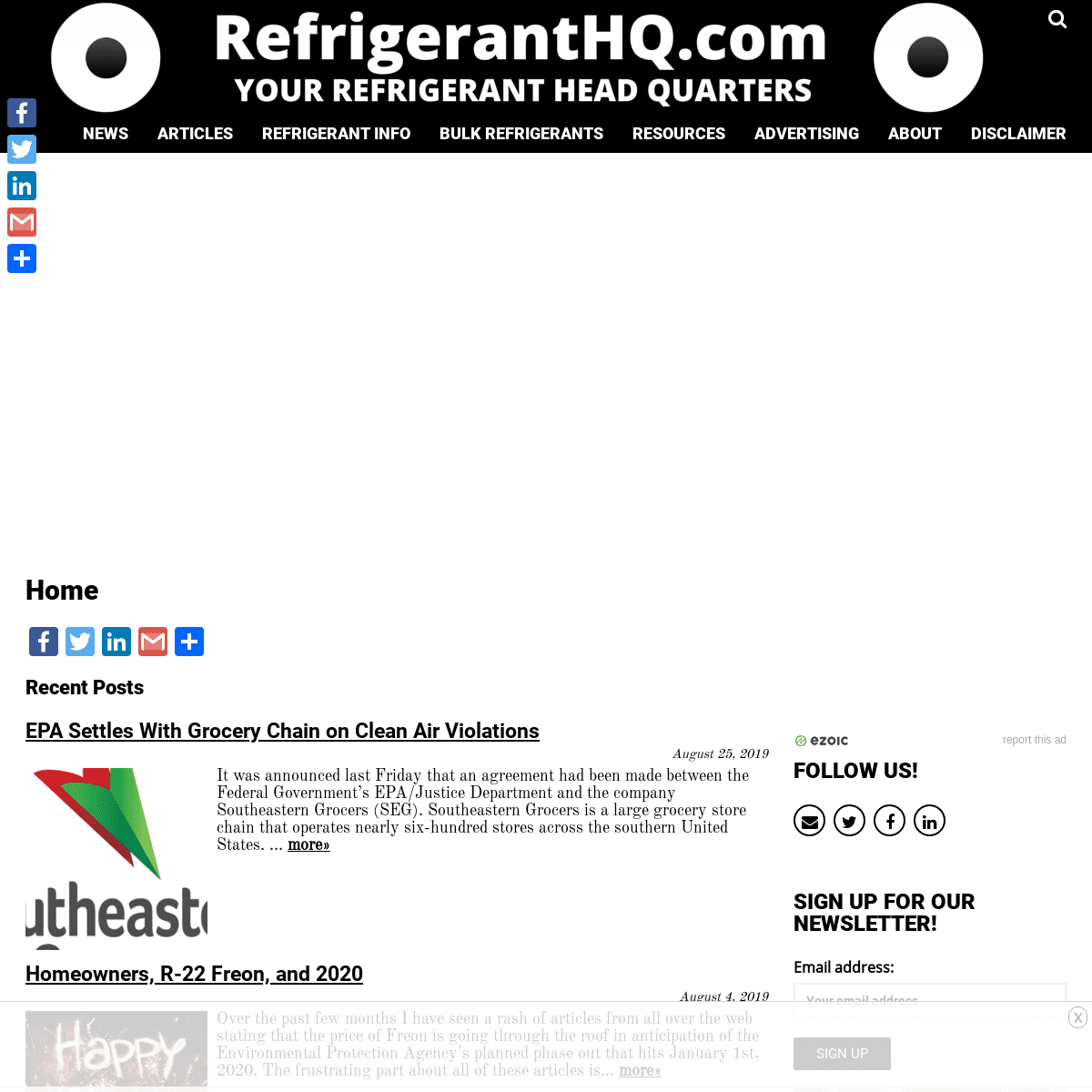 Refrigerant HQ - Your Refrigerant Head Quarters