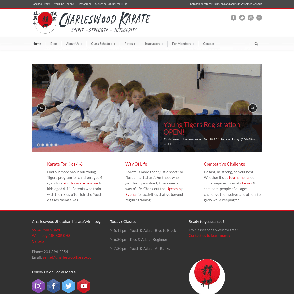 A complete backup of charleswoodkarate.com