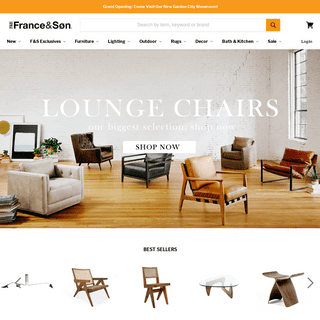 France and Son Furniture, Lighting, and Home Decor — France & Son