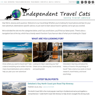 Independent Travel Cats - Savvy Travel Advice