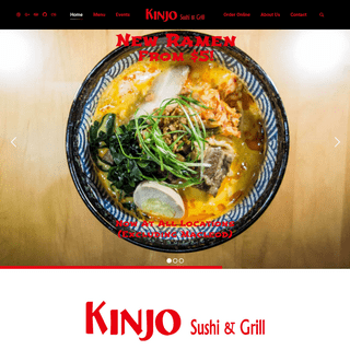 Kinjo Sushi And Grill | 6 Locations, Pickup, And Delivery | Sushi Calgary