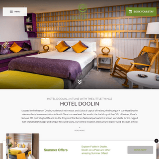 Hotel Doolin | Boutique Hotel Accommodation in County Clare
