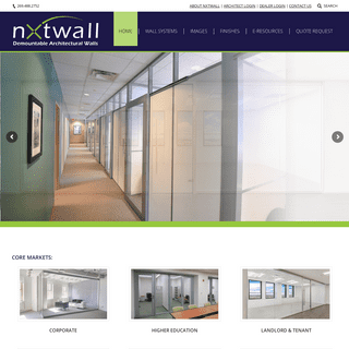 NxtWall - Demountable - Removable Office Walls | Partition Systems