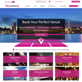 VenueHub HK | Find Your Perfect Hong Kong Event Venue