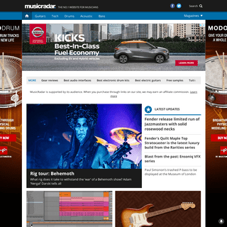 Music Gear, Equipment, News, Tutorials & Reviews | MusicRadar