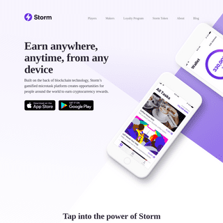 Storm - Earn Cryptocurrency