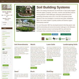 Soil Building Systems, Organic Compost, Hardwood Mulch, Dallas, TX