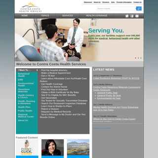 Contra Costa Health Services :: CCHS main page ::  Contra Costa Health Services