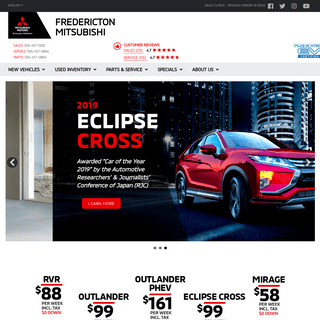 A complete backup of frederictonmitsubishi.ca