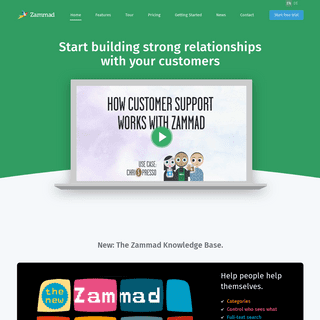 A complete backup of zammad.com