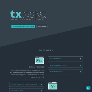 txdesign - Professional website and graphic design