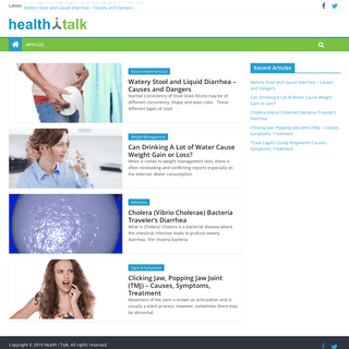Health I Talk – Simple Answers to Medical Questions
