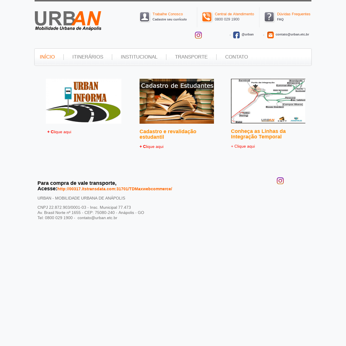 URBAN - Mobilidade Urbana Anápolis