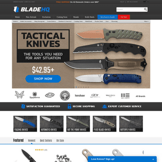 Knives and Outdoor Gear - Huge Selection | Blade HQ