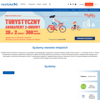 Nextbike Polska - systemy rowerów miejskich