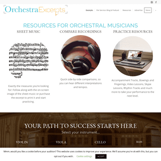 A complete backup of orchestraexcerpts.com