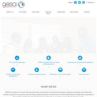 Home: The Global e-Schools and Communities Initiative (GESCI)