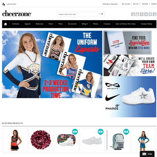 Cheerzone Homepage - Cheerzone
