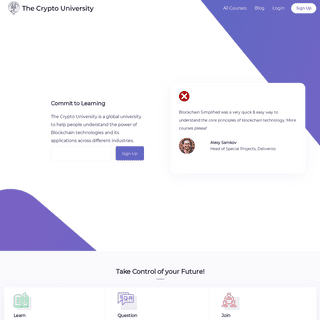 Homepage | The Crypto University
