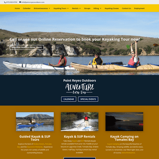 Point Reyes Outdoors - Kayak, SUP, Hike - Tomales Bay & Drakes Estero