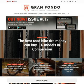 GRAN FONDO Cycling Magazine - the Most Exciting Cycling Magazine