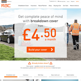 A complete backup of rac.co.uk