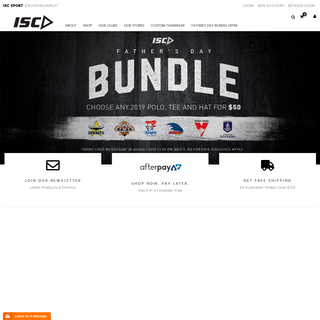 A complete backup of iscsport.com