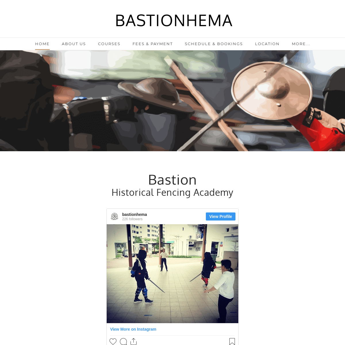 BASTIONHEMA - Historical Fencing Academy