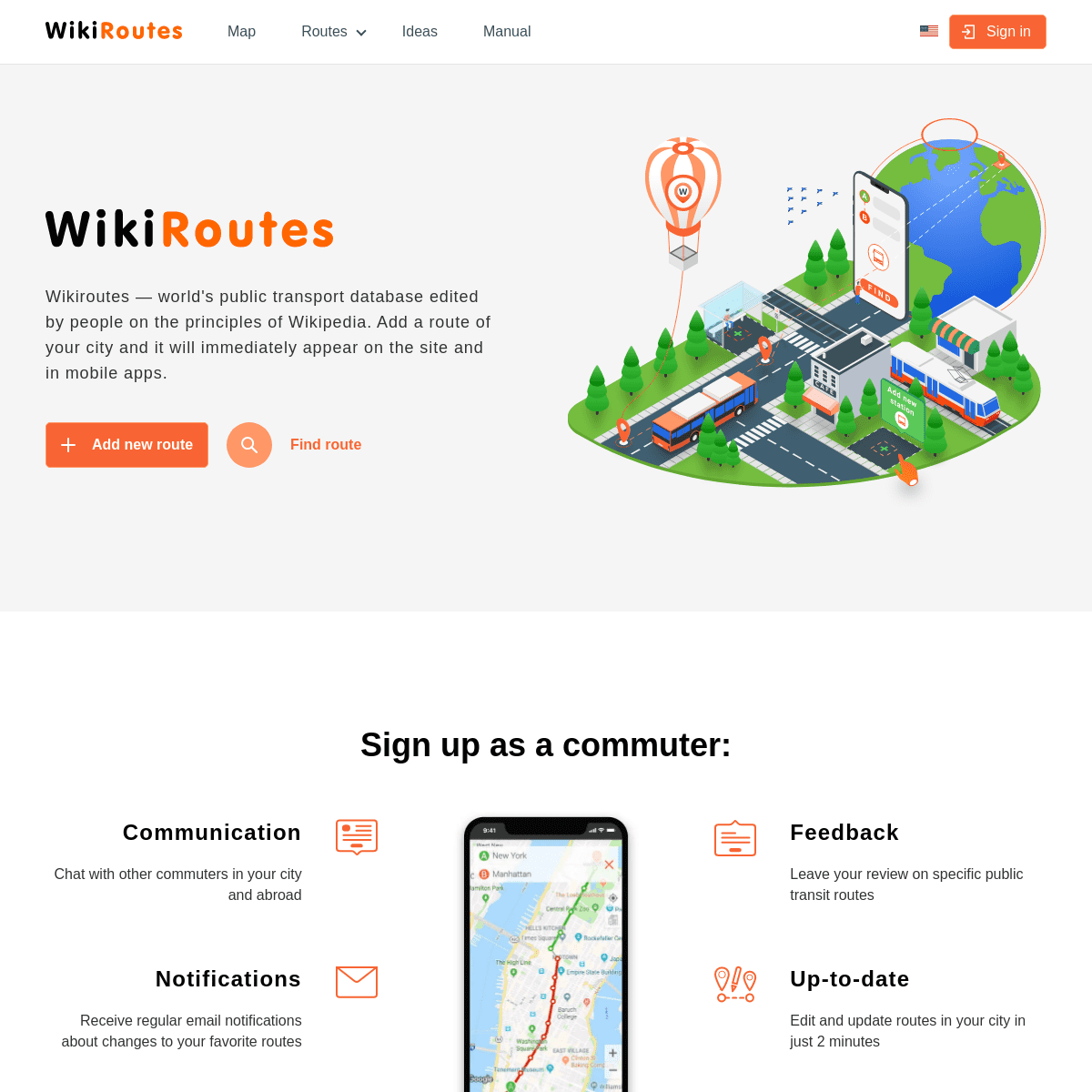 Wikiroutes: Your Public Transit Database