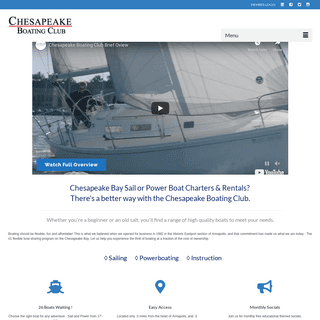 Chesapeake Boating Club - Club Boating Done Right