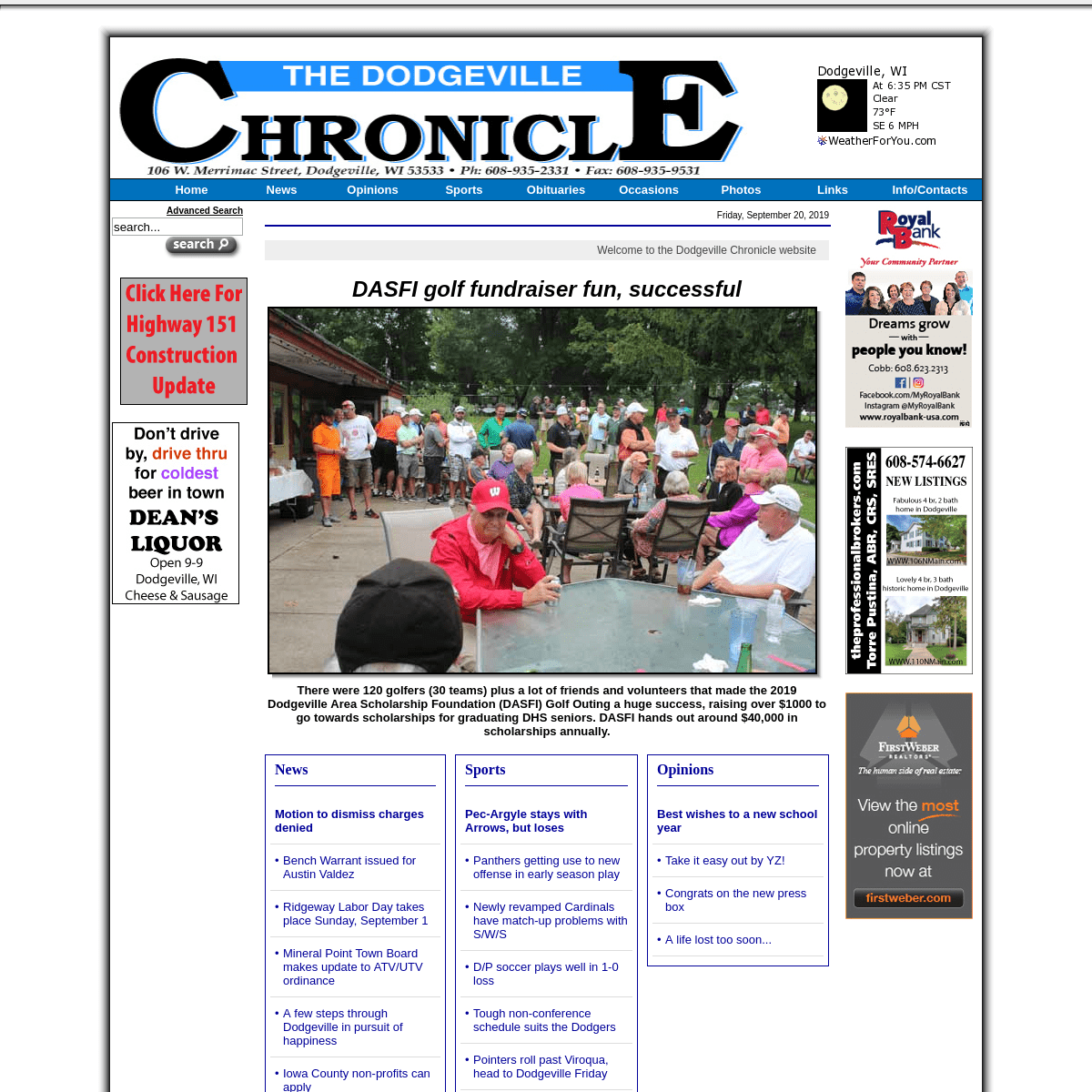 The Dodgeville Chronicle - Dodgeville, WI