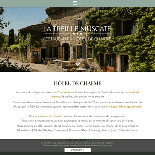 Hôtel de Charme 3 étoiles et restaurant à Cliousclat en Drôme Provencale