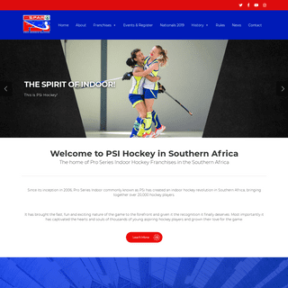 PSI SA – Pro Series Indoor Hockey in Southern Africa