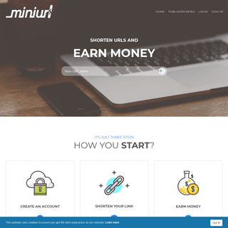MiniURL.io - Earn by URL Shortening