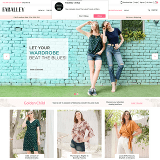 Online Fashion Store - Online Shopping Site for Women in India - FabAlley