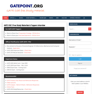 A complete backup of gatepoint.org