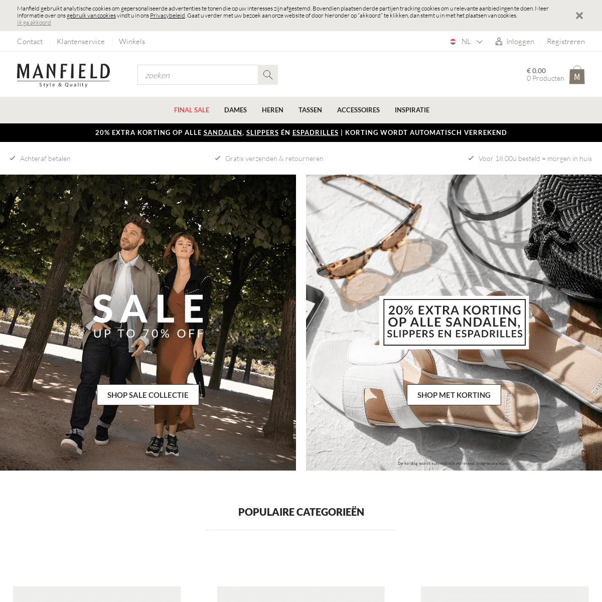 Schoenen online shoppen | MANFIELD