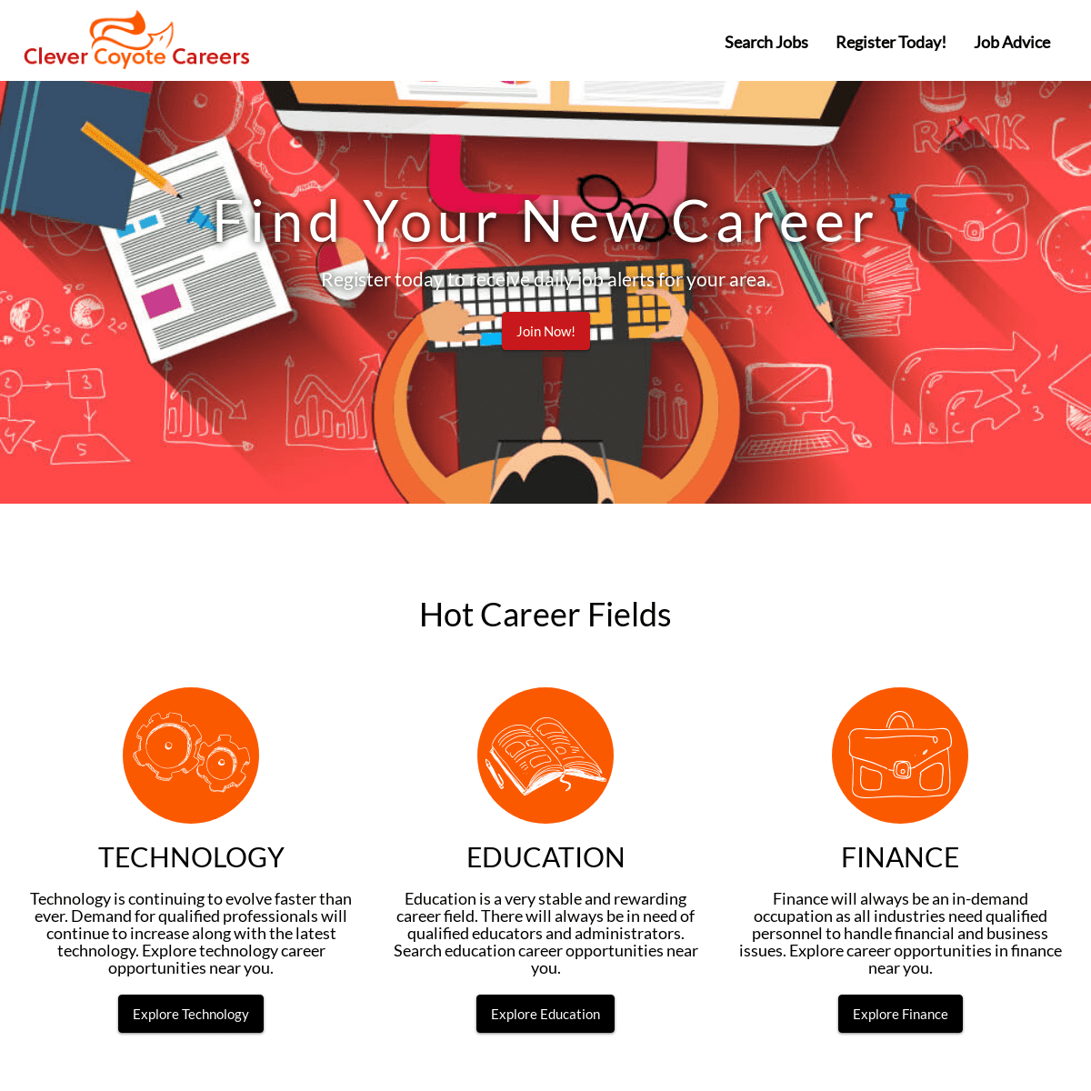 A complete backup of clevercoyotecareers.com