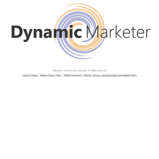 A complete backup of dynamicmarketer.com