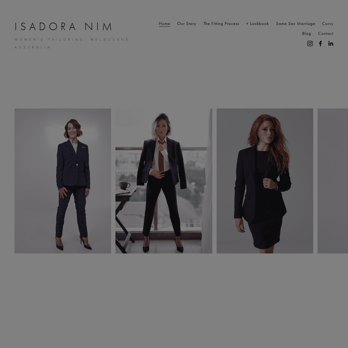 Isadora Nim Women's tailoring, suit and business wear