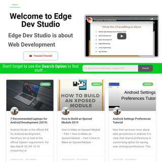 Home - Edge Dev Studio