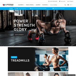 Lifespan Fitness | Treadmills, Cardio and Strength Equipment