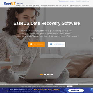EaseUS® | Data Recovery, Backup, Partition Manager & PC Utility Software