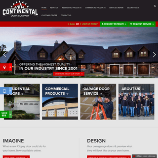 A complete backup of continentaldoorco.com