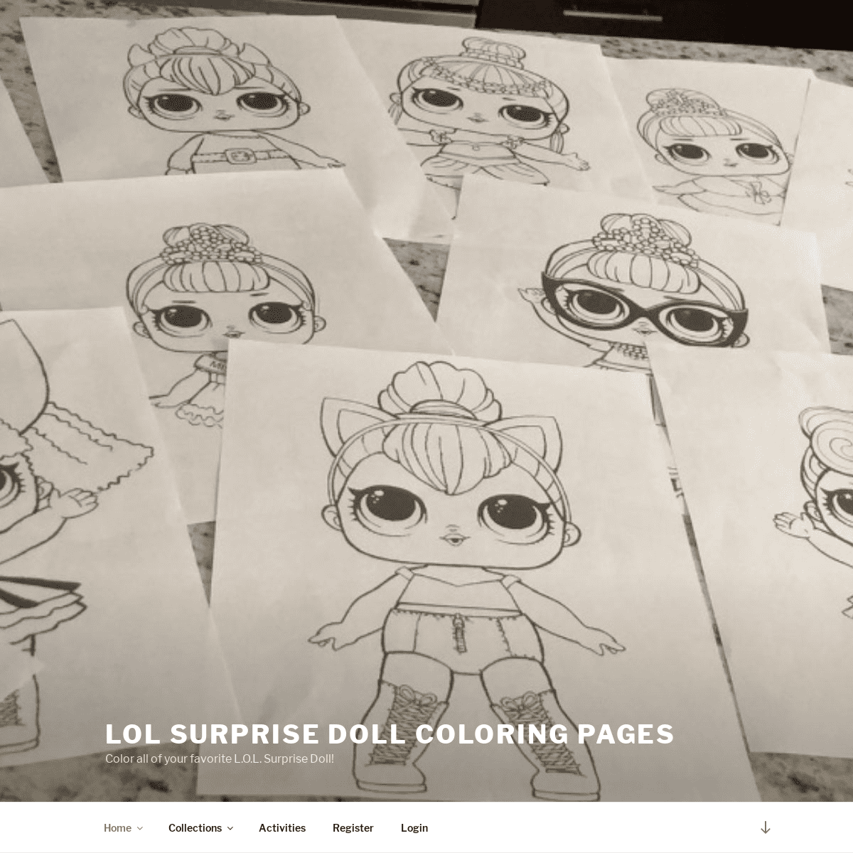 LOL Surprise Doll Coloring Pages – Color all of your favorite L.O.L. Surprise Doll!