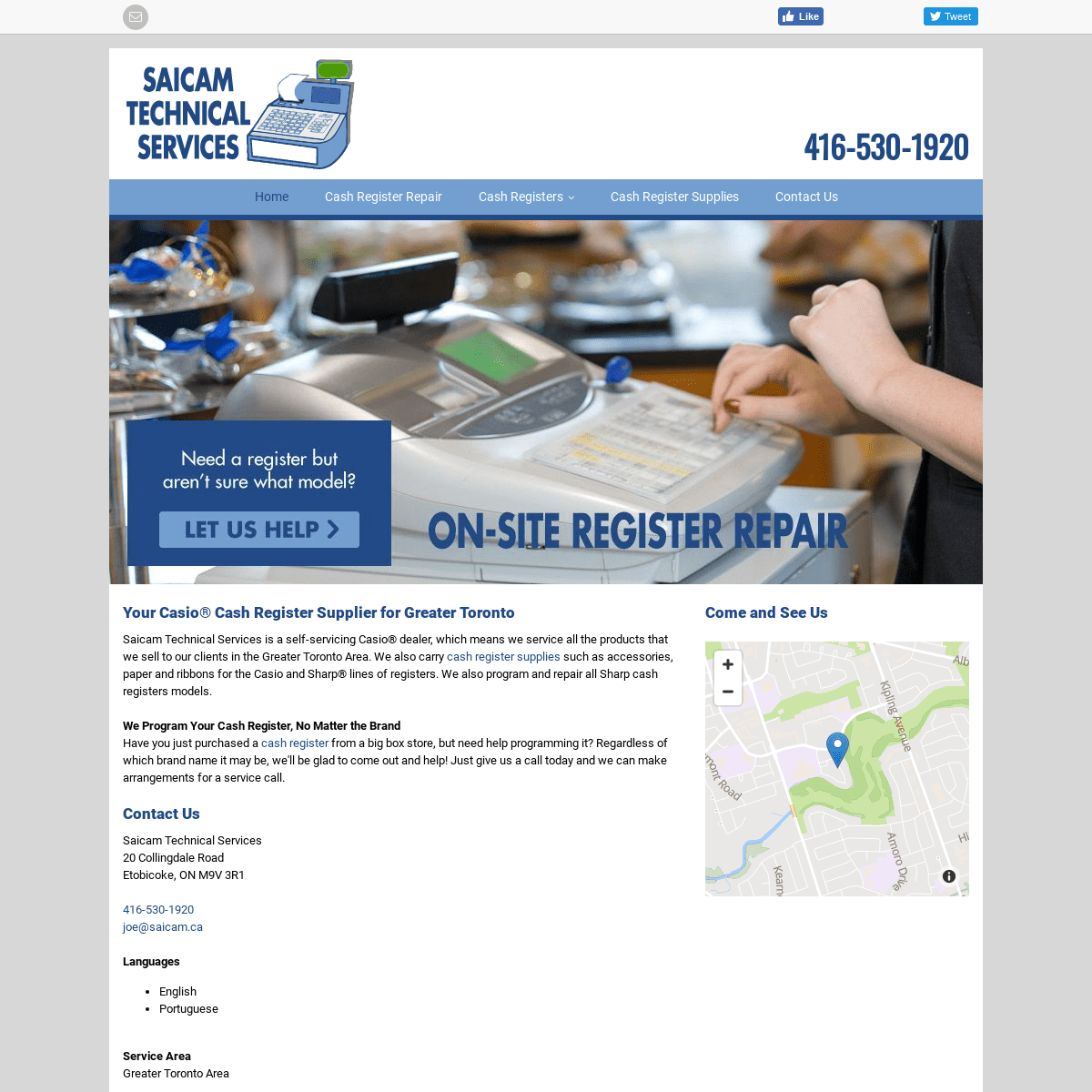 Cash Registers Repair & Programming Toronto | Saicam Technical Services