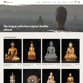 The largest collection old, original and Antique Buddha statues for sale
