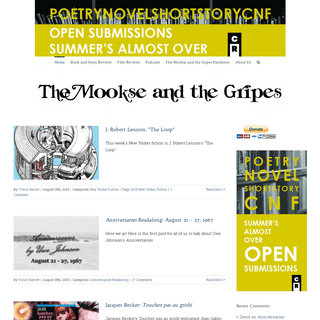 The Mookse and the Gripes – Books and films from around the world