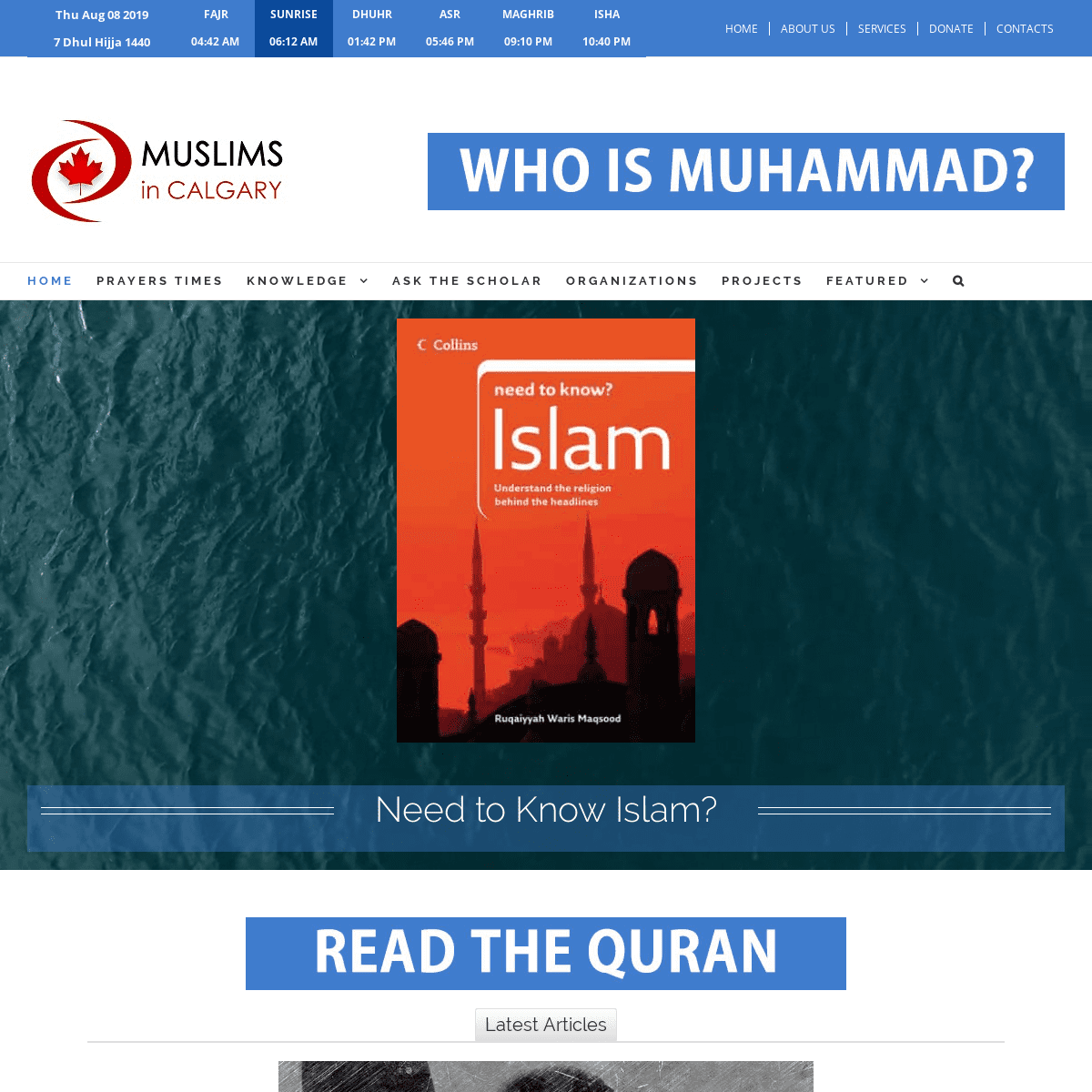 Muslims in Calgary