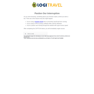 A complete backup of logitravel.it